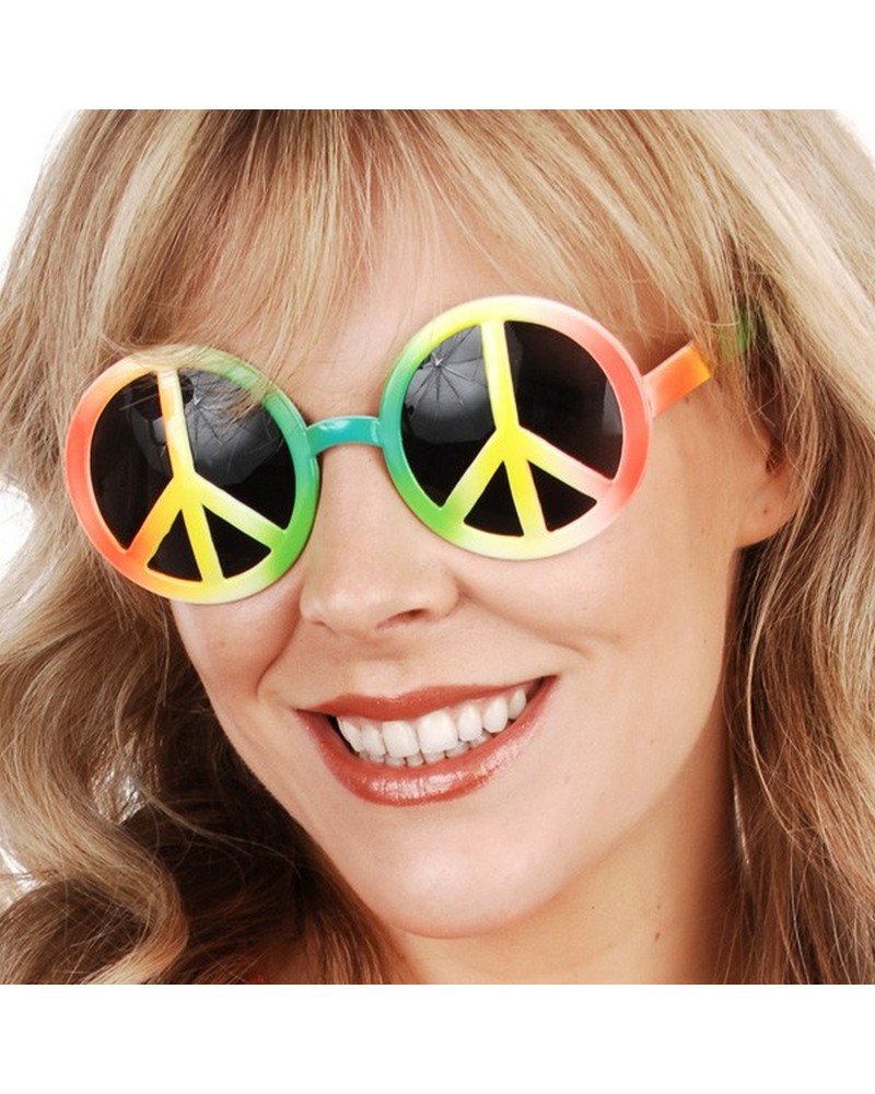 A799 Rainbow Peace Hippy Glasses Hippie 1960s 60s 70s Symbol Retro Sunglasses Ebay 