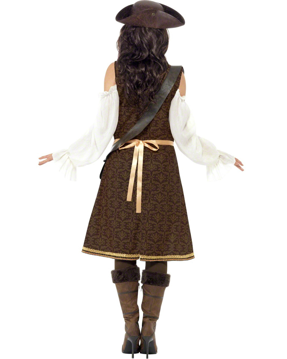 Cl412 High Seas Pirate Wench Swashbuckler Caribbean Ladies Fancy Dress Costume Ebay 0290