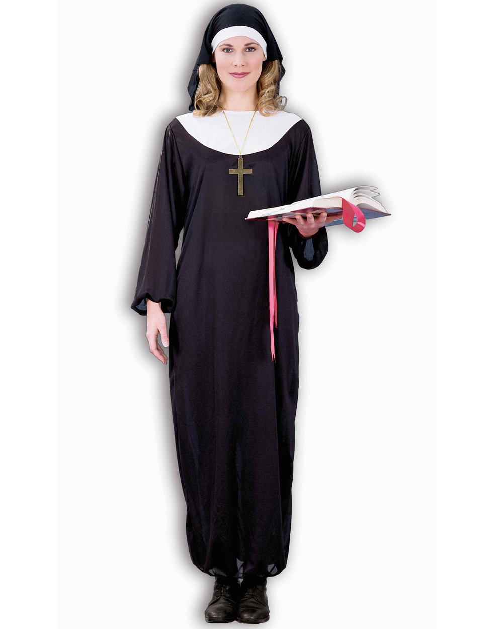 CL845 Ladies Sister Nun Fancy Dress Halloween Religious Catholic ...