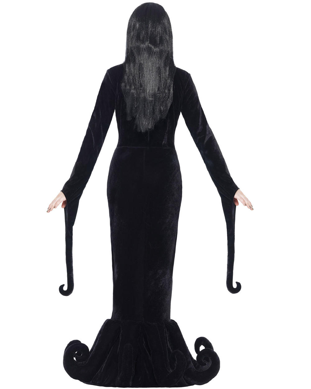 CL575 Duchess of the Manor Gothic Witch Morticia Fancy Dress Halloween ...