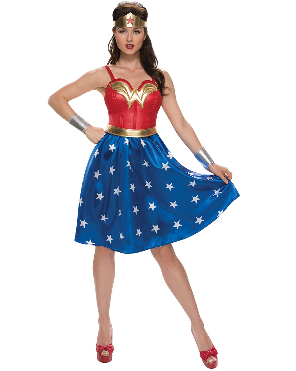 K274 Wonder Woman Hero Superhero Halloween Cosplay Comic Fancy Dress Up ...