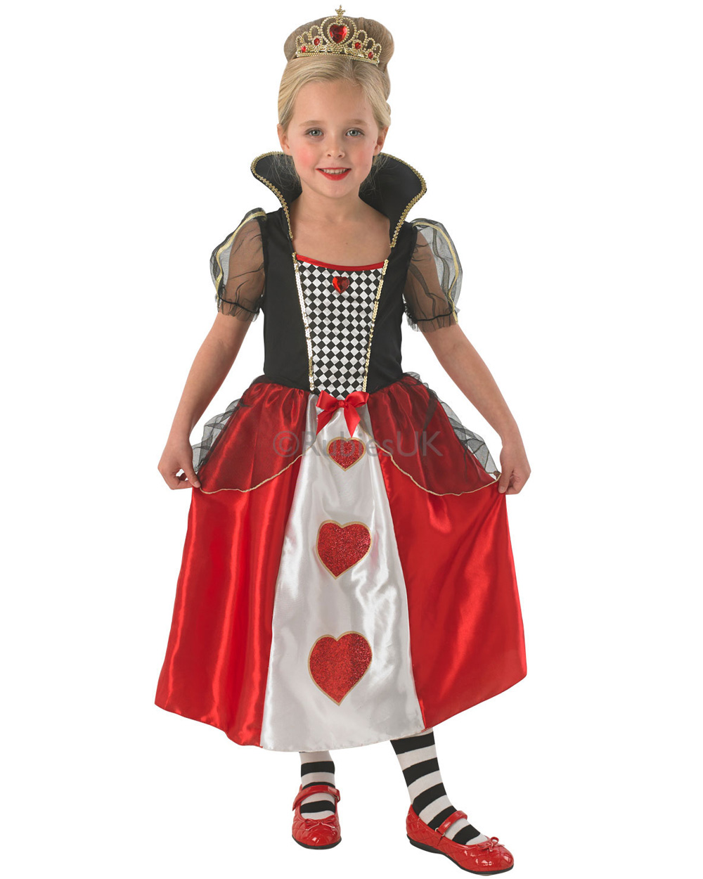 Specialty Costumes QUEEN OF HEARTS ALICE IN WONDERLAND CHILD GIRLS ...