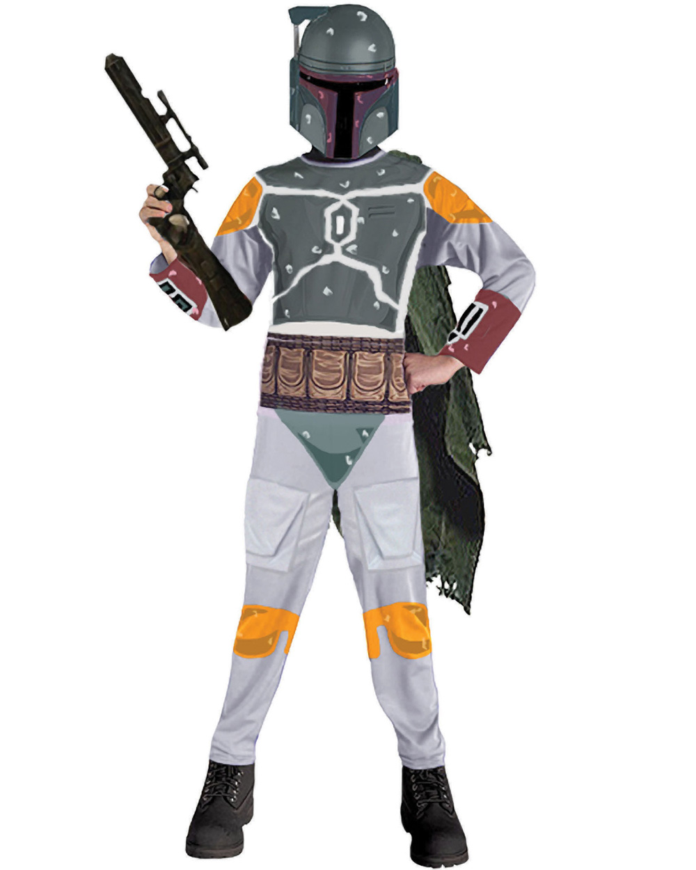 CK362 Deluxe Boba Fett Star Wars Costume Boys Child Fancy Dress Party ...