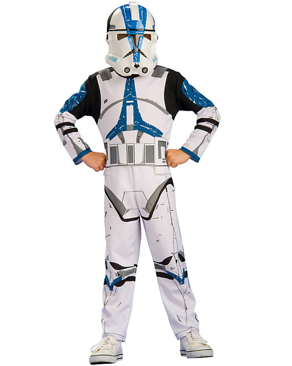 CK322 Star Wars Clone Trooper Child Boys Fancy Dress Up Costume Kids ...