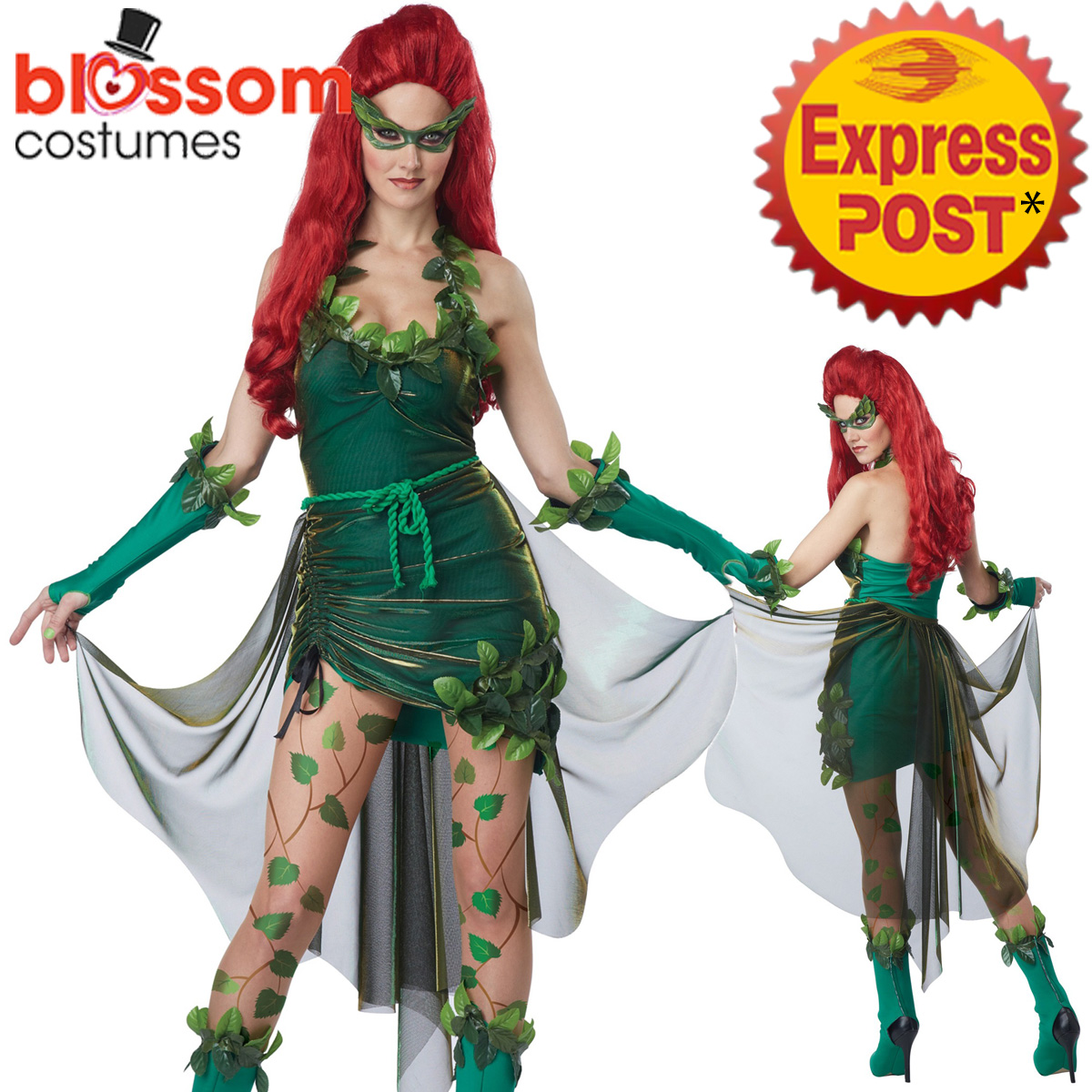 C809 Lethal Beauty Poison Ivy Batman Womens Ladies ...