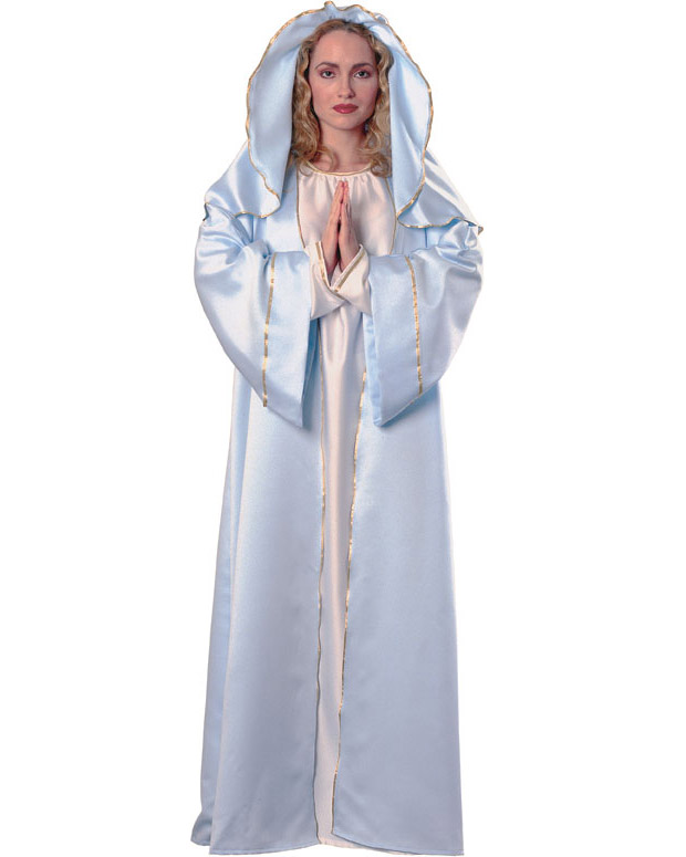 C884 Virgin Mary Mother of Chris Nativity Christmas Fancy Dress Adult ...