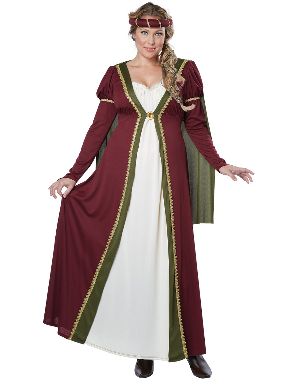 CL512 Medieval Maiden Renaissance Game Thornes Maid Marian Fancy Dress ...