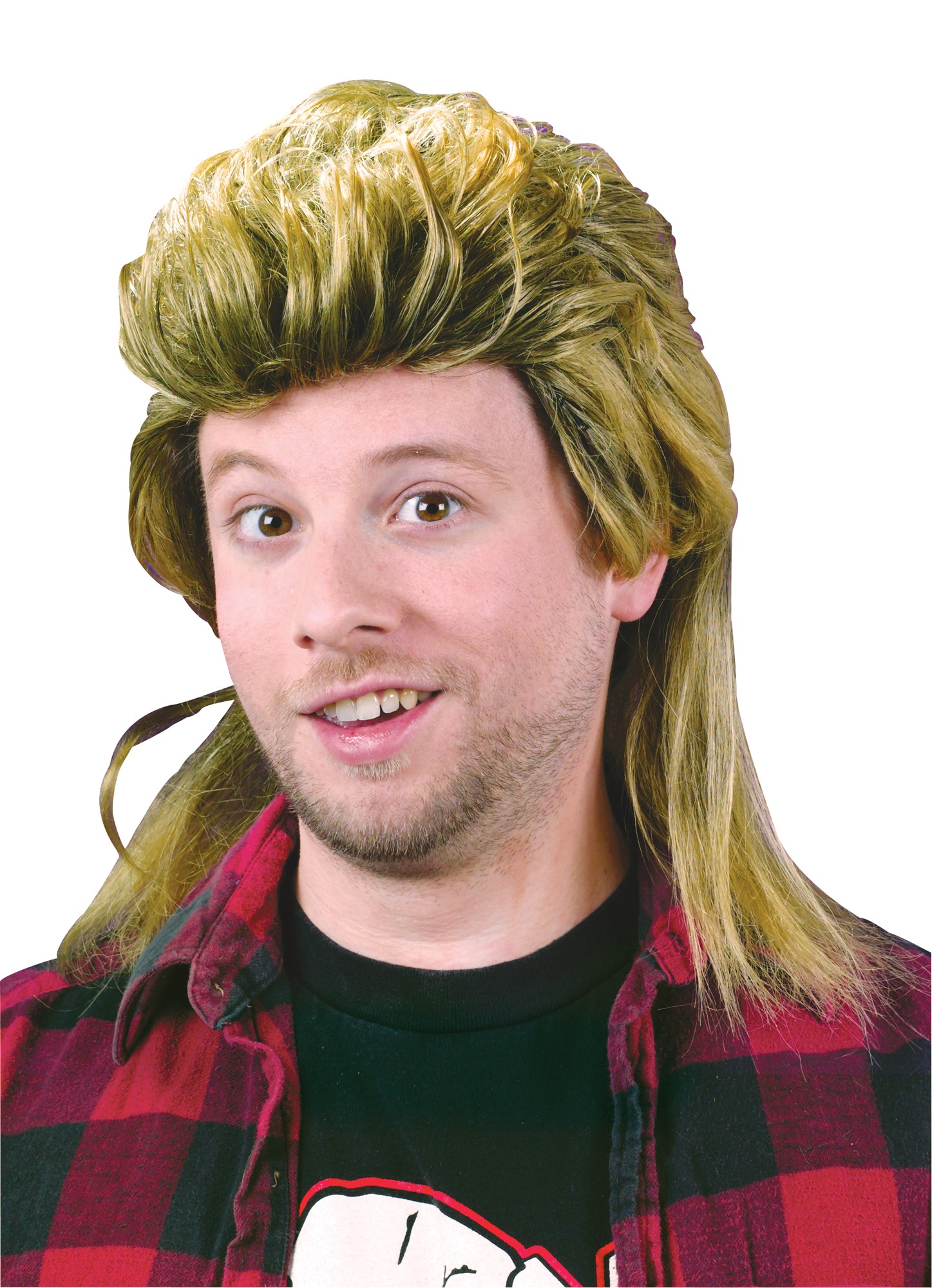 W226 Mullet 80s Rock Redneck Long Bogan Men Costume Wig | eBay