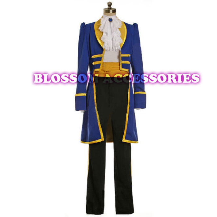 I28 Deluxe Mens Royal Prince Charming Storybook Fancy Dress Fairy Tales ...