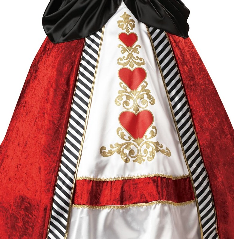 B62 Queen of Hearts Alice In Wonderland Ladies Costume  