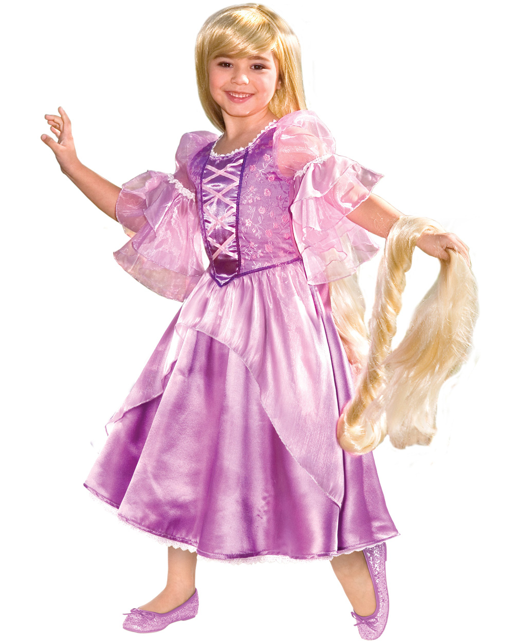 CK142 Licensed Disney Rapunzel Girl Kids Child Fancy Dress Up Costume ...