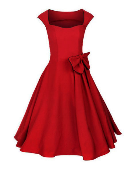 RK52 Rockabilly Vintage Swing Work Evening Dress 40s 50s Retro Emo Pin ...