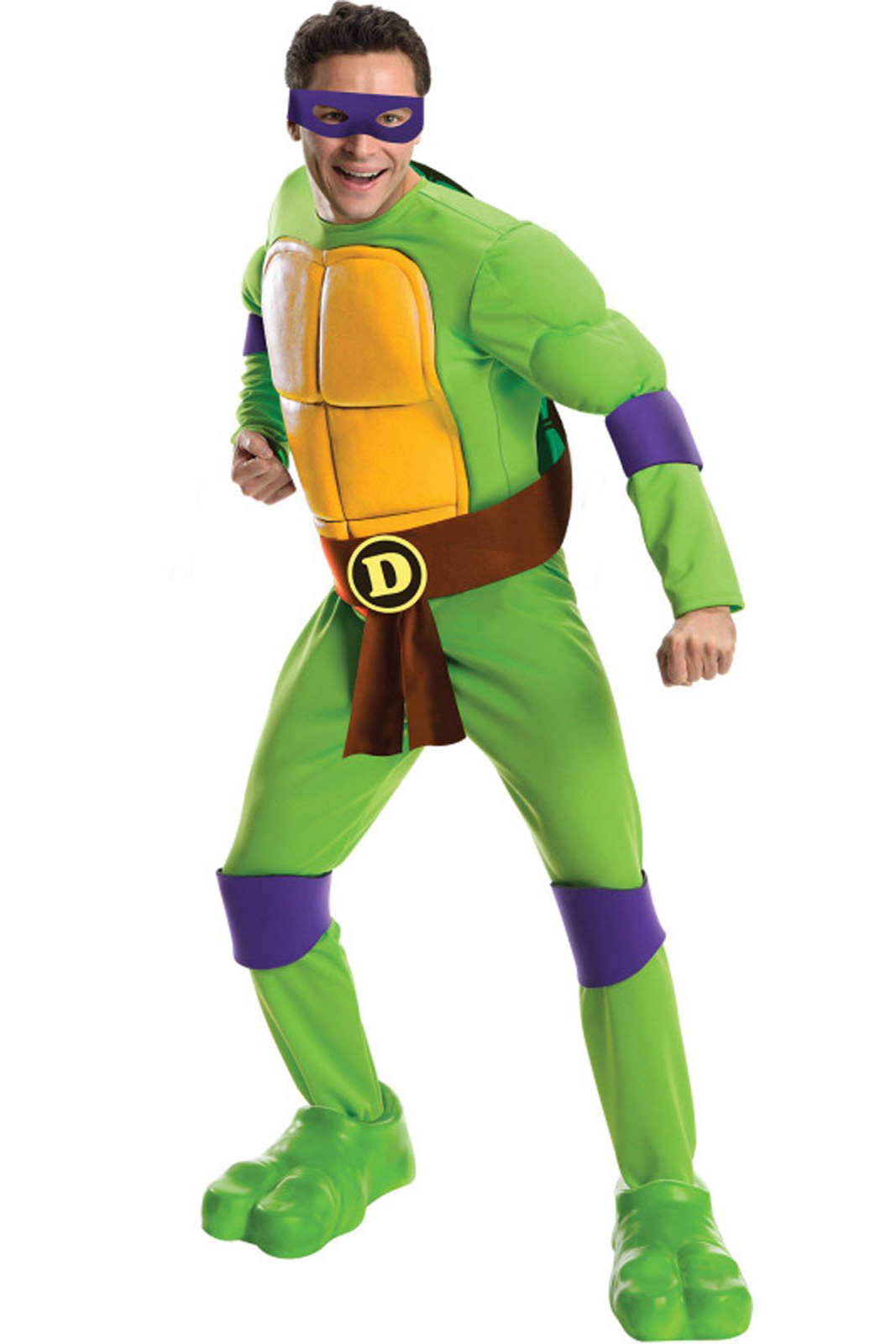 C894 Teenage Mutant Ninja Turtles Deluxe DONATELLO TMNT Fancy Adult ...