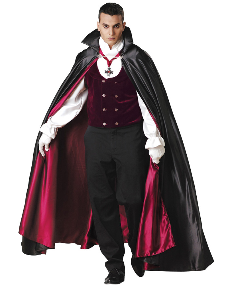 CL55 Vampire Gothic Elite Count Dracula Adult Costume Halloween Mens ...