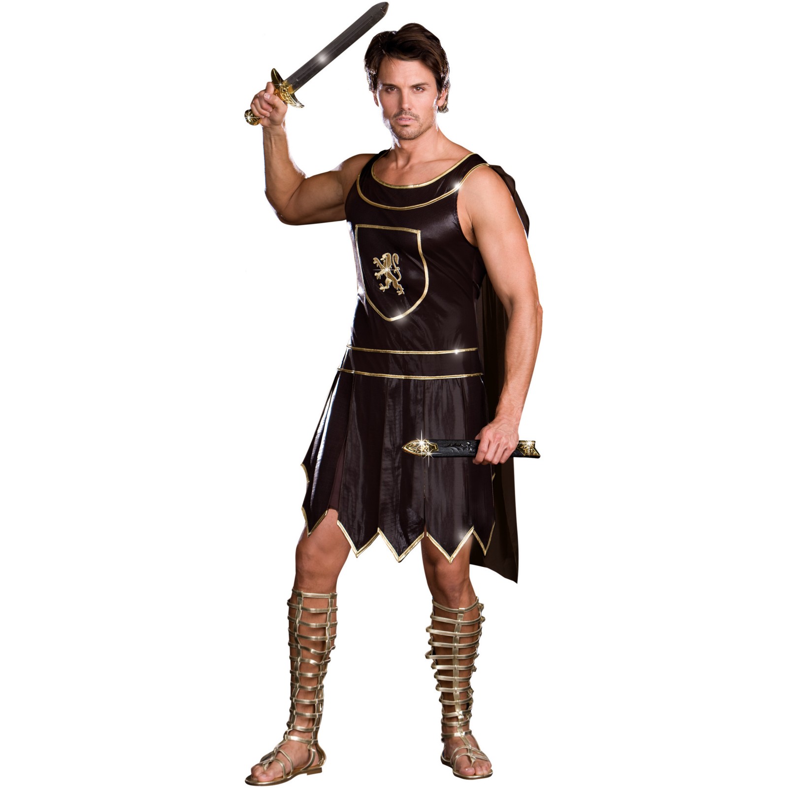 C191 Mens Spartan Warrior Roman Fancy Costume M L XL