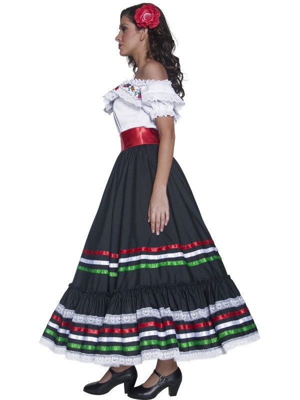 CL227 Western Senorita Costume Mexican Spanish Dancer Flamenco Spain ...